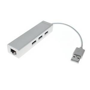 MENGXI TEC 苹果笔记本电脑网卡(OS系统免驱) Macbook Air USB网卡 苹果USB网线转接器 USB以太网卡转换器转接网线+3USB2.0 Hub 带线网卡 网络转换器 外置网卡 usb连接网线 标准USB接口-数码影音-亚马逊中国